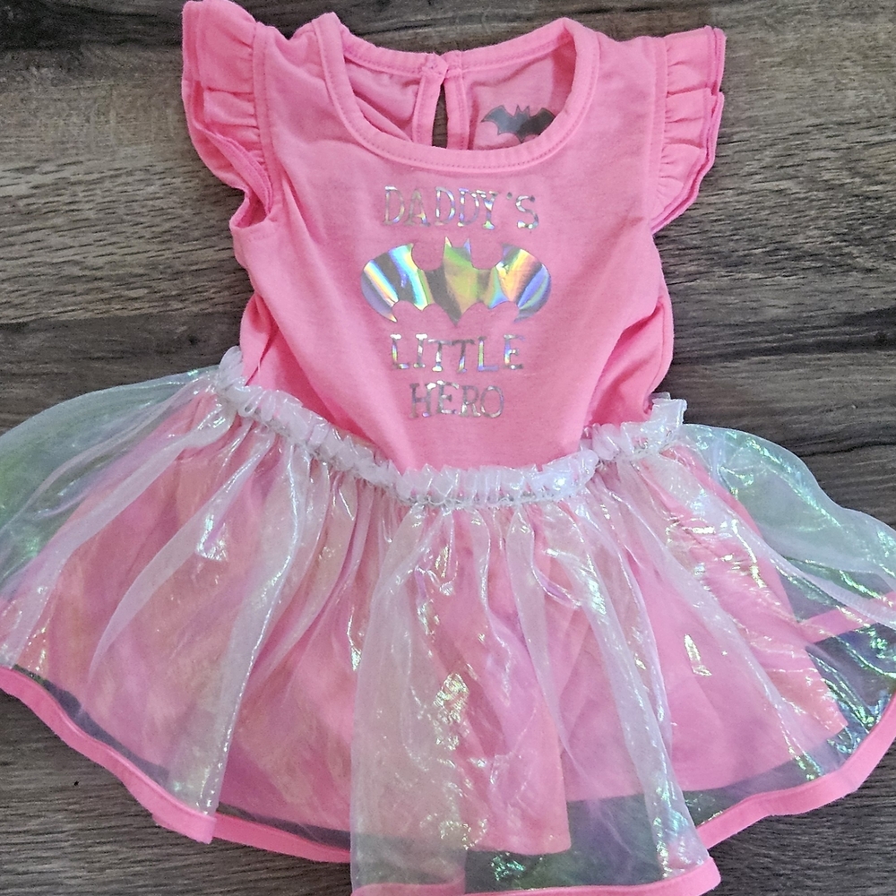 DC Pink Bodysuit with Shimmering Skirt